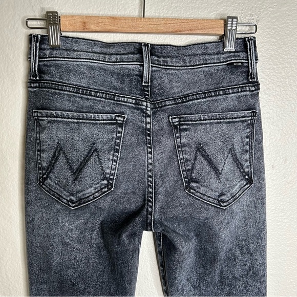Mother The Insider Crop Step Fray jeans Train Stops 27 - Picture 10 of 15